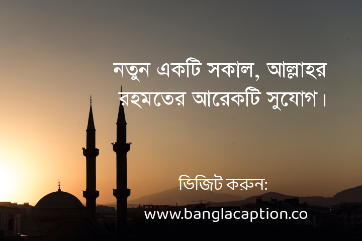 সকাল নিয়ে ইসলামিক স্ট্যাটাস ও ক্যাপশন